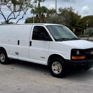 Horizontal photograph of a 2006ChevroletExpress 2500 CargoVan 3D
