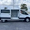 Horizontal photograph of a 2021FordTransit 250 Cargo VanLow Roof w/LWB Van 3D
