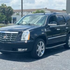 Horizontal photograph of a 2012CadillacEscaladeSport Utility 4D