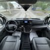 Horizontal photograph of a 2022FordTransit 350 Cargo VanMedium Roof w/LWB Van 3D