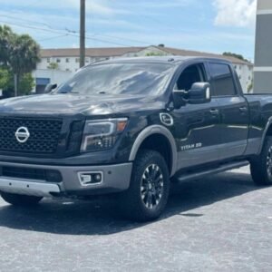 Horizontal photograph of a 2017NissanTITAN XD Crew CabPRO-4X Pickup 4D 6 1/2 ft