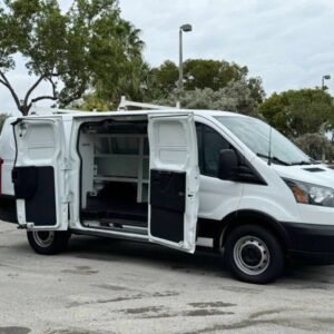 Horizontal photograph of a 2017FordTransit 150 VanLow Roof w/Sliding Side Door w/RWB Van 3D