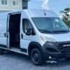 Horizontal photograph of a 2023RamProMaster Cargo Van3500 High Roof Extended Van 3D