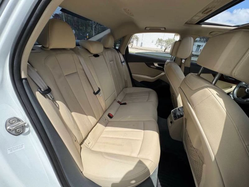 Horizontal photograph of a 2019AudiA4Premium Plus Sedan 4D