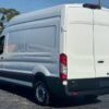 Horizontal photograph of a 2021FordTransit 250 Cargo VanHigh Roof Van 3D