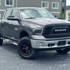 Horizontal photograph of a 2018Ram1500 Crew CabLone Star Pickup 4D 5 1/2 ft