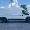 Horizontal photograph of a 2023RamProMaster Cargo Van3500 High Roof Extended Van 3D