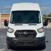 Horizontal photograph of a 2021FordTransit 250 Cargo VanHigh Roof Van 3D