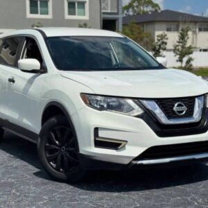 Horizontal photograph of a 2017NissanRogueS Sport Utility 4D