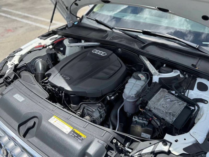 Horizontal photograph of a 2019AudiA4Premium Plus Sedan 4D
