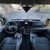 Horizontal photograph of a 2022FordTransit 250 Cargo VanHigh Roof Van 3D