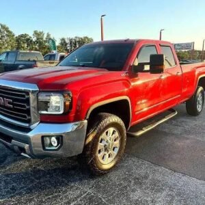 Horizontal photograph of a 2012GMCSierra 2500 HD Crew CabSLT Pickup 4D 6 1/2 ft