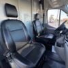 Horizontal photograph of a 2021FordTransit 250 Cargo VanHigh Roof Van 3D