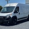 Horizontal photograph of a 2023RamProMaster Cargo Van3500 High Roof Extended Van 3D