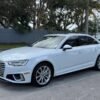 Horizontal photograph of a 2019AudiA4Premium Plus Sedan 4D