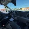 Horizontal photograph of a 2021FordTransit 250 Cargo VanHigh Roof Van 3D