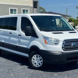 Horizontal photograph of a 2016FordTransit 350 WagonXLT w/Low Roof w/60/40 Side Door Van 3D