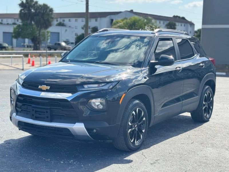 Horizontal photograph of a 2023ChevroletTrailblazerLT Sport Utility 4D