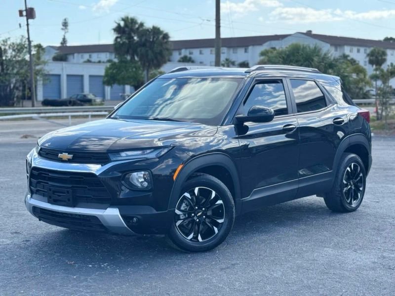 Horizontal photograph of a 2023ChevroletTrailblazerLT Sport Utility 4D