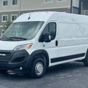 Horizontal photograph of a 2024RamProMaster Cargo Van2500 Tradesman High Roof Van 3D
