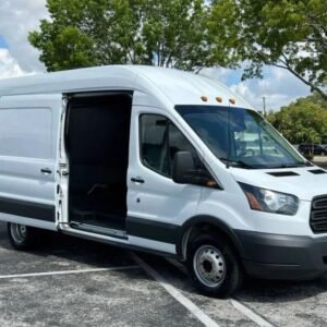 Horizontal photograph of a 2019FordTransit 350 HD VanExtended Length High Roof w/Sliding Side Door w/9950-lb GVWR Van 3D