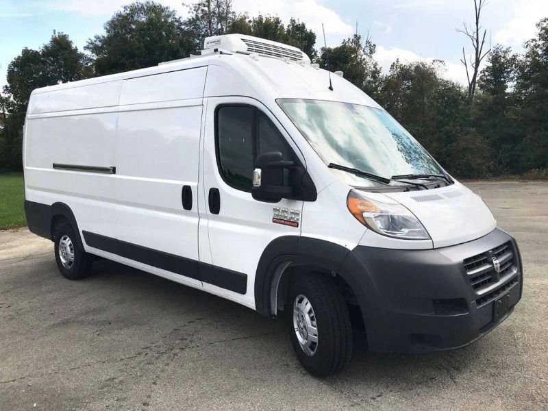Horizontal photograph of a 2017RamProMaster Cargo Van2500 High Roof Van 3D