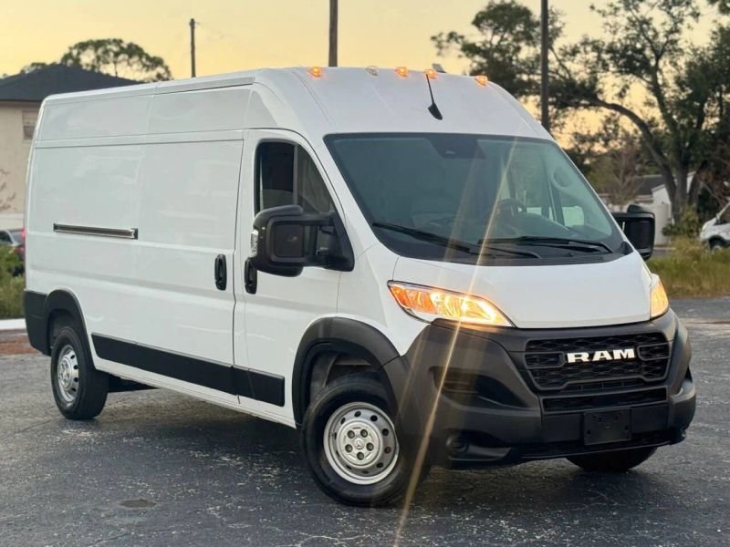 Horizontal photograph of a 2023RamProMaster Cargo Van2500 High Roof w/159" WB Van 3D
