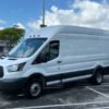 Horizontal photograph of a 2019FordTransit 350 HD VanExtended Length High Roof w/Sliding Side Door w/9950-lb GVWR Van 3D
