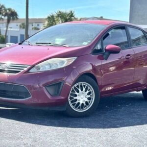 Horizontal photograph of a 2011FordFiestaSE Sedan 4D