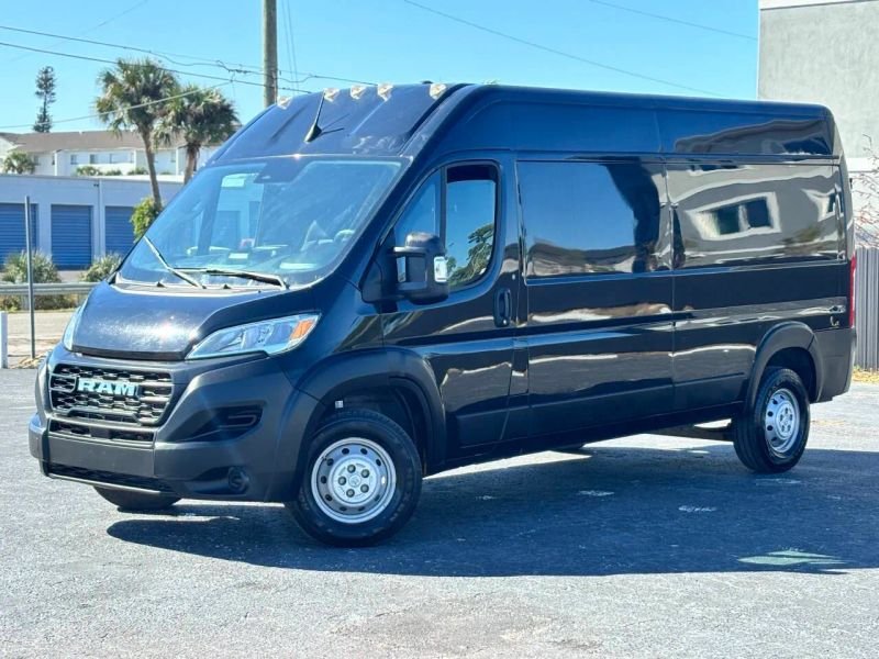 Horizontal photograph of a 2023RamProMaster Cargo Van2500 High Roof w/159" WB Van 3D