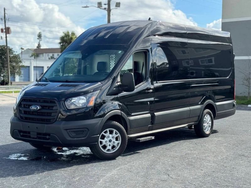 Horizontal photograph of a 2015FordTransit 350 VanExtended Length High Roof w/Sliding Side Door Van 3D