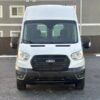Horizontal photograph of a 2021FordTransit 250 Cargo VanHigh Roof Extended Length Van 3D