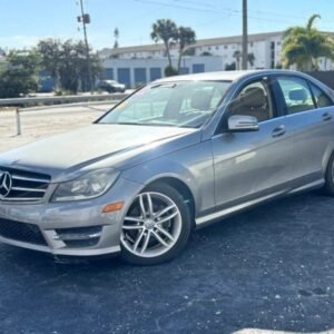 Horizontal photograph of a 2014Mercedes-BenzC-ClassC 250 Sport Sedan 4D