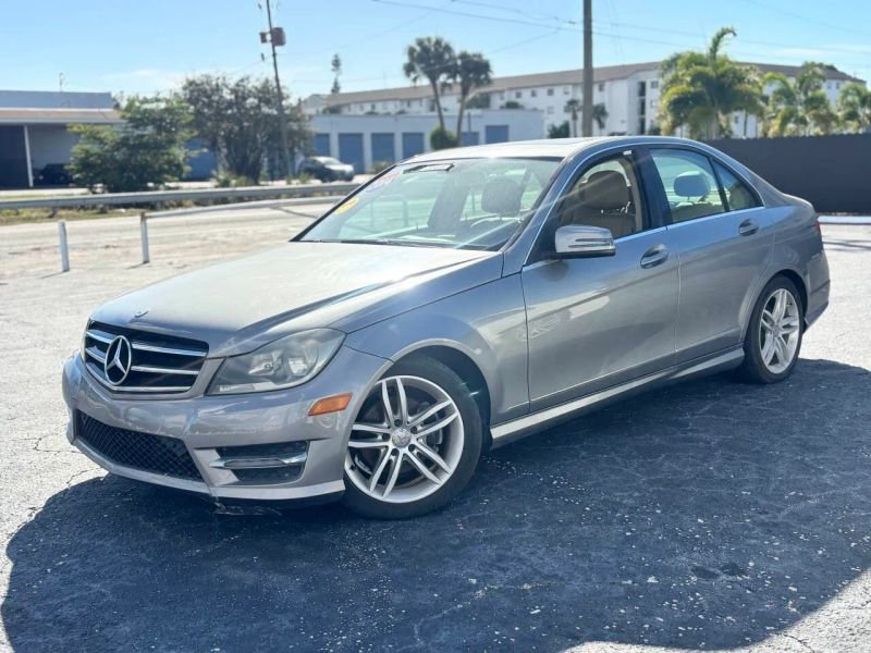 Horizontal photograph of a 2014Mercedes-BenzC-ClassC 250 Sport Sedan 4D