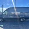 Horizontal photograph of a 2020FordTransit 250 Cargo VanExtended Length High Roof Van 3D