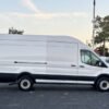 Horizontal photograph of a 2021FordTransit 250 Cargo VanHigh Roof Extended Length Van 3D