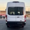 Horizontal photograph of a 2021FordTransit 250 Cargo VanHigh Roof Extended Length Van 3D