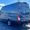 Horizontal photograph of a 2020FordTransit 250 Cargo VanExtended Length High Roof Van 3D