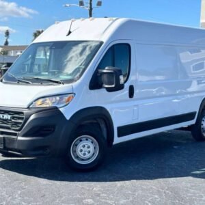 Horizontal photograph of a 2023RamProMaster Cargo Van3500 High Roof Extended Van 3D