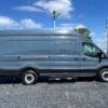 Horizontal photograph of a 2020FordTransit 250 Cargo VanExtended Length High Roof Van 3D