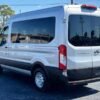 Horizontal photograph of a 2018FordTransit 150 WagonXLT w/Medium Roof w/Sliding Side Door Van 3D