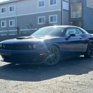 Horizontal photograph of a 2021DodgeChallengerR/T Coupe 2D