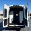Horizontal photograph of a 2018FordTransit 350 VanExtended Length High Roof w/Sliding Side Door Van 3D