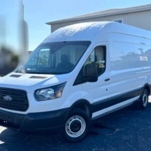 Horizontal photograph of a 2018FordTransit 350 VanExtended Length High Roof w/Sliding Side Door Van 3D