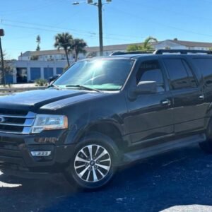 Horizontal photograph of a 2017FordExpedition ELXLT Sport Utility 4D