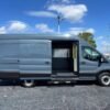 Horizontal photograph of a 2020FordTransit 250 Cargo VanExtended Length High Roof Van 3D