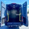 Horizontal photograph of a 2020FordTransit 250 Cargo VanExtended Length High Roof Van 3D