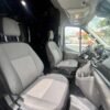 Horizontal photograph of a 2020FordTransit 250 Cargo VanMedium Roof w/LWB Van 3D