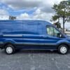 Horizontal photograph of a 2020FordTransit 250 Cargo VanMedium Roof w/LWB Van 3D