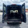 Horizontal photograph of a 2020FordTransit 250 Cargo VanMedium Roof w/LWB Van 3D